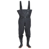 VidaXL Waadpak with boots and belt size 39 black
