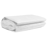 Vidaxl transparent tarpaulin with sail rings 4x4 m polyethylene