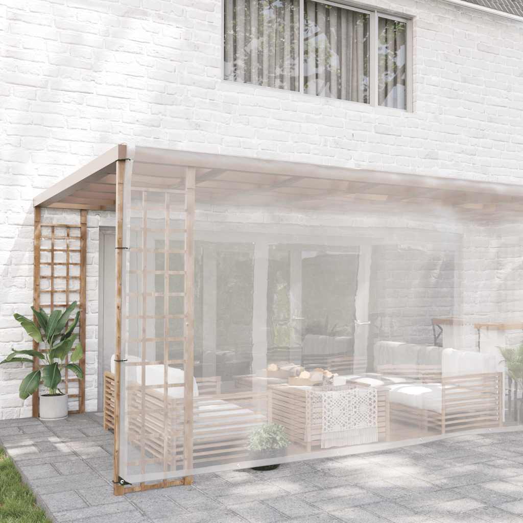 Vidaxl transparent Tarpuuin mat Segel Réng 6x6 m Polyethylen