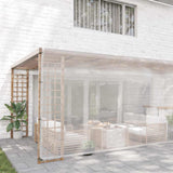 Vidaxl transparent Tarpuuin mat Segel Réng 6x6 m Polyethylen