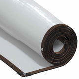 Vidaxl transparent tarpaulin with sail rings 4x4 m polyethylene