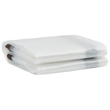 Vidaxl transparent tarpaulin with sail rings 4x4 m polyethylene