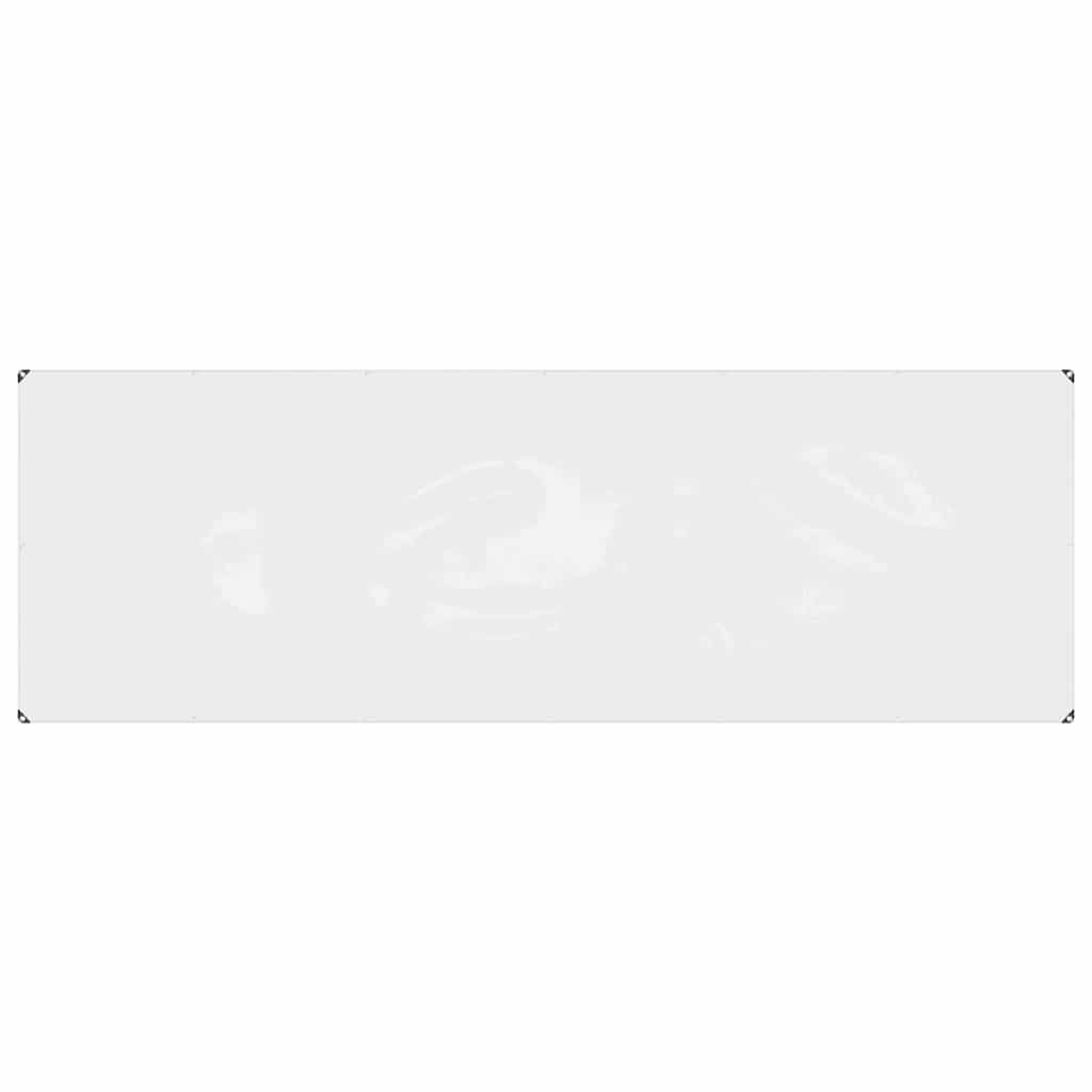 Vidaxl transparent tarpaulin with sail rings 1x3 m PVC