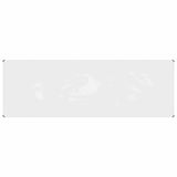Vidaxl transparent tarpaulin with sail rings 1x3 m PVC
