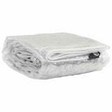 Vidaxl Tarpaulin trasparente con anelli a vela 4x8 M PVC