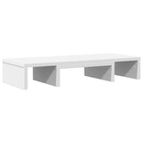Vidaxl monitor Standard nastavljiv 60x24x10,5 cm predelana lesena bela