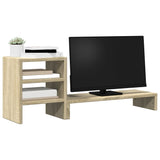 Vidaxl Monitor stojan se stolním organizátorem zpracovaným dřevem Sonoma Oak