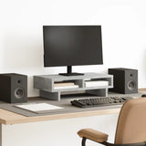 Vidaxl Monitor Standard 50x27x15 cm verschafft Holzkonkrete Präis