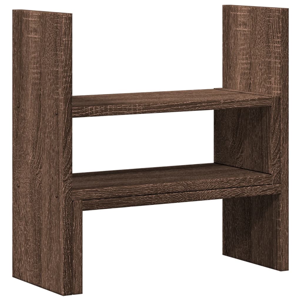 Organizátor Vidaxl Bureau Organizátor 40x17x41 cm Zpracované dřevěné hnědé dubové barvy
