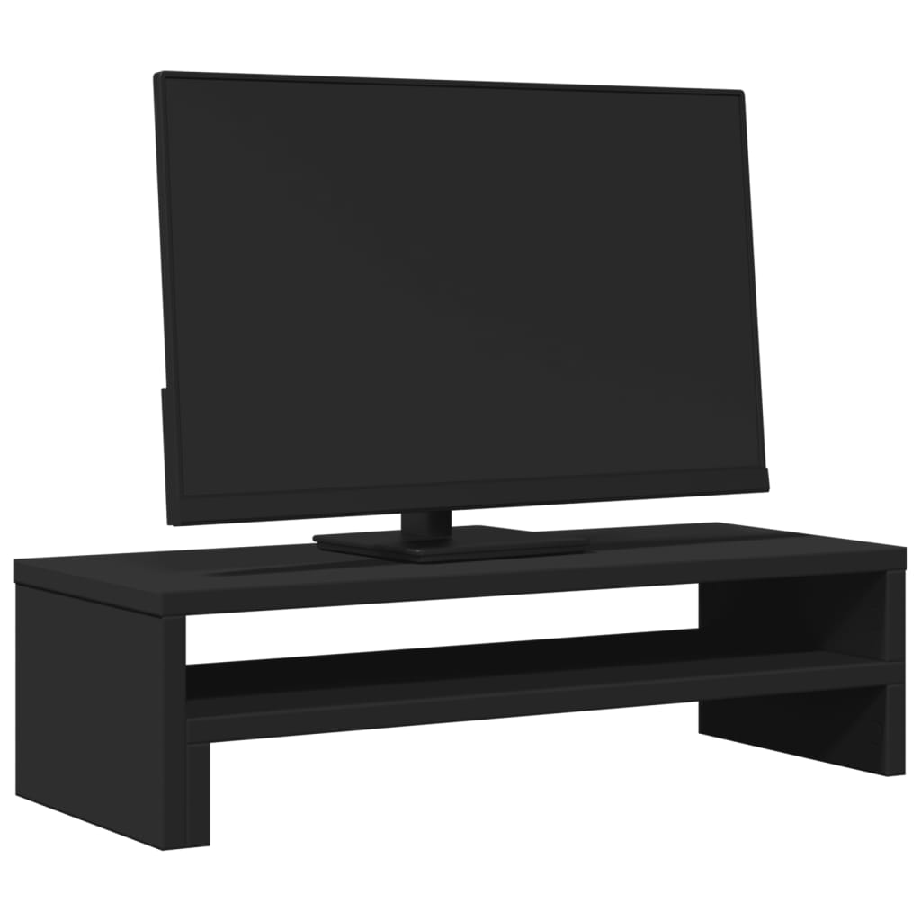 Vidaxl Monitor Standard 54x22x15 cm behandlet træ sort
