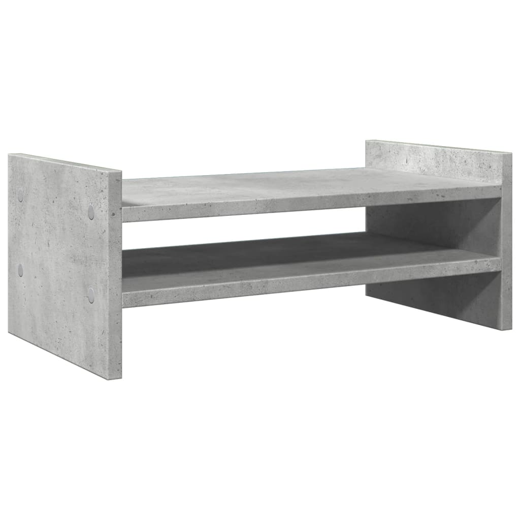 VidaXL Monitor standard 50x27x20 cm Processed wood concrete price