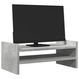 VidaXL Monitor standard 50x27x20 cm Processed wood concrete price