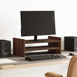 Vidaxl Monitor Standard 50x27x20 cm forarbejdet træbrun eg farvet