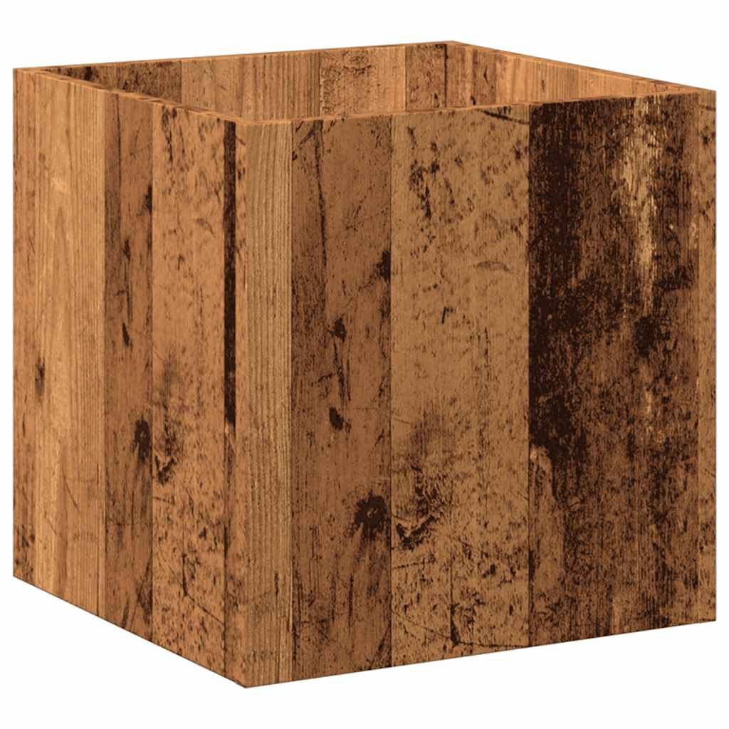 Vidaxl Planter Big 40x40x40 cm Bois transformé Old Wood coloré