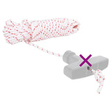 VidaXL Trekkoord Start cord white and red Ø4 mm 10 m nylon