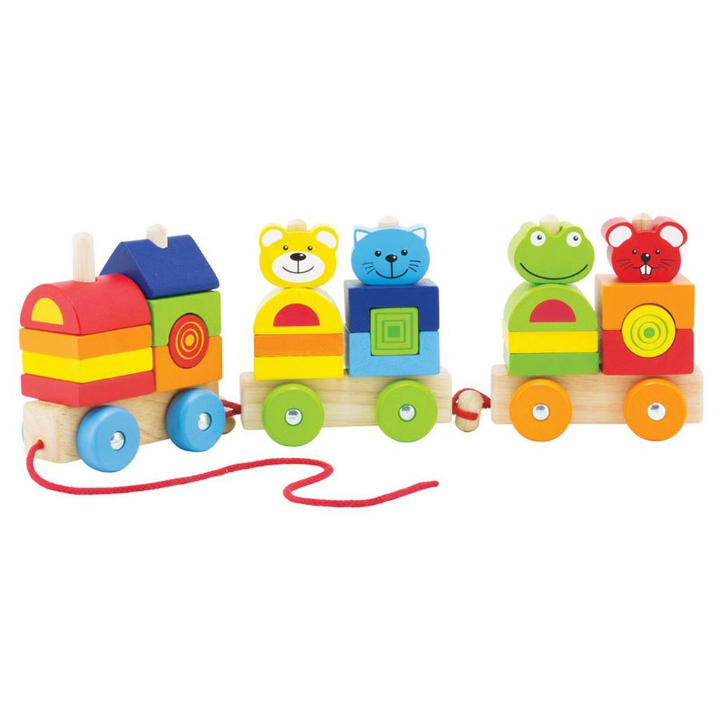 Pintoy 4 Friends Træblokke Tog