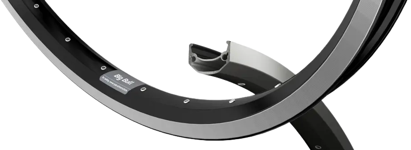 Ryde Rim Big Bull 26 palců (559) Black-Silver 32 Hole 14g