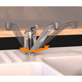 Mixer eisl cucina Grande Vita Classic a bassa pressione cromo -colorata