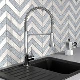EISL One Button Mixer z spiralą Spring Leon Chrome -Colored