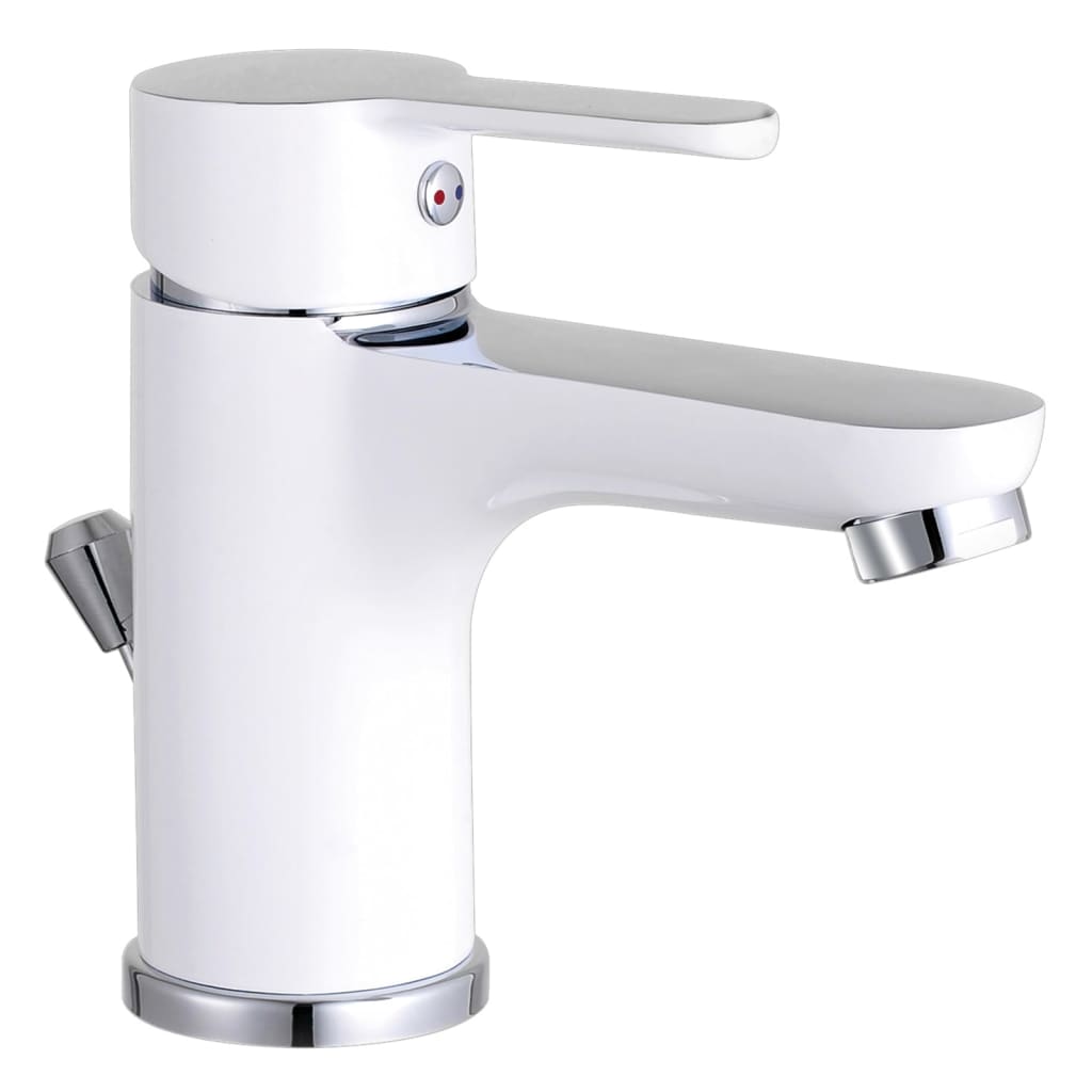 EISL WASHBASIN Mixed Diziani White and Chrome -Colored