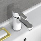 EISL WASHBASIN Mixed Diziani White and Chrome -Colored