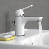 EISL WASHBASIN Mixed Diziani White and Chrome -Colored