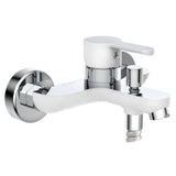 Mixer da bagno eisl Diziani bianco e cromo -colorato