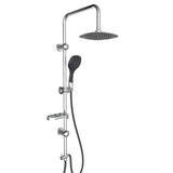 Eisl Shower Set Duschtraum Chrome -farvet og sort