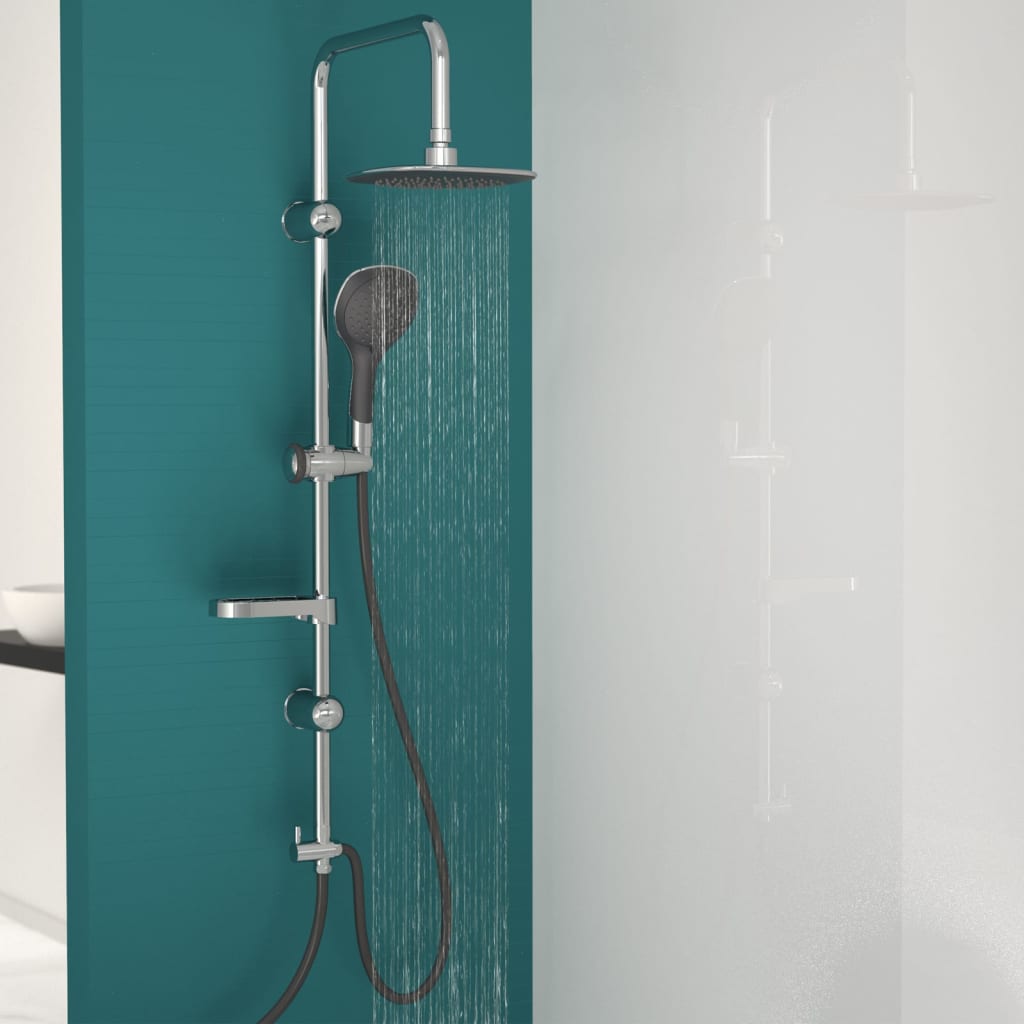 Eisl Shower Set Duschtraum Chrome -farvet og sort