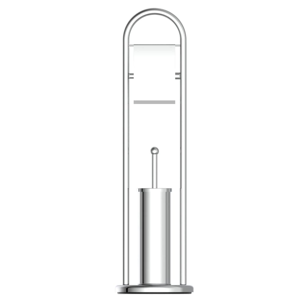 EISL WC set 2-in-1 samostojni kromirani barvi