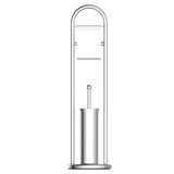 EISL WC set 2-in-1 samostojni kromirani barvi