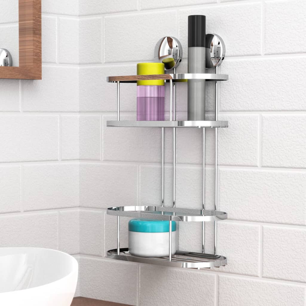 Eisl Shower Deck 22x11x34 cm Chrome -colorato