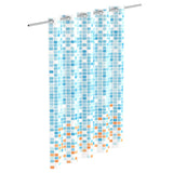 Tervato per doccia Eisl con mosaico 200x180x0,2 cm blu e arancione