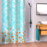 Tervato per doccia Eisl con mosaico 200x180x0,2 cm blu e arancione