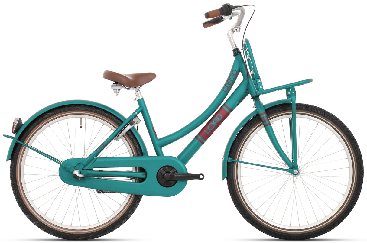 BikeFun Kanner Vëlo 24 Vëlo froe Last - Greeny