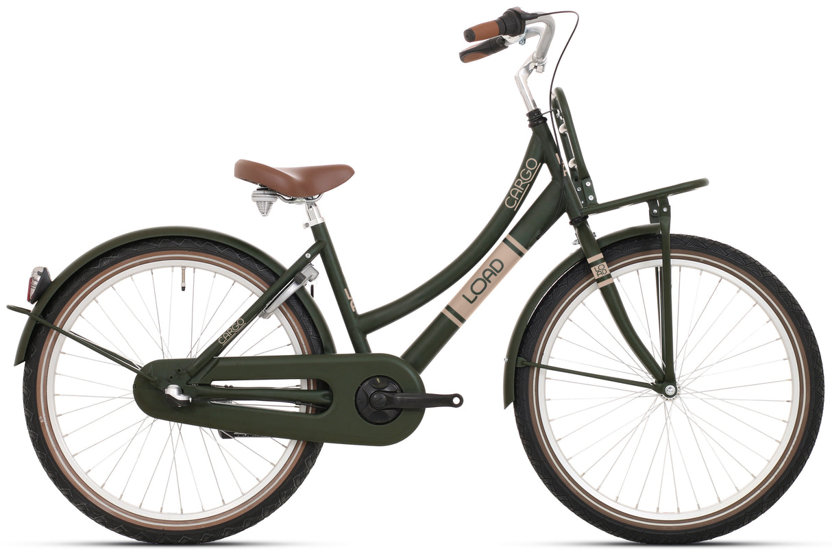 BikeFun Kanner Vëlo 24 Vëlo froe Last - Mat gréng