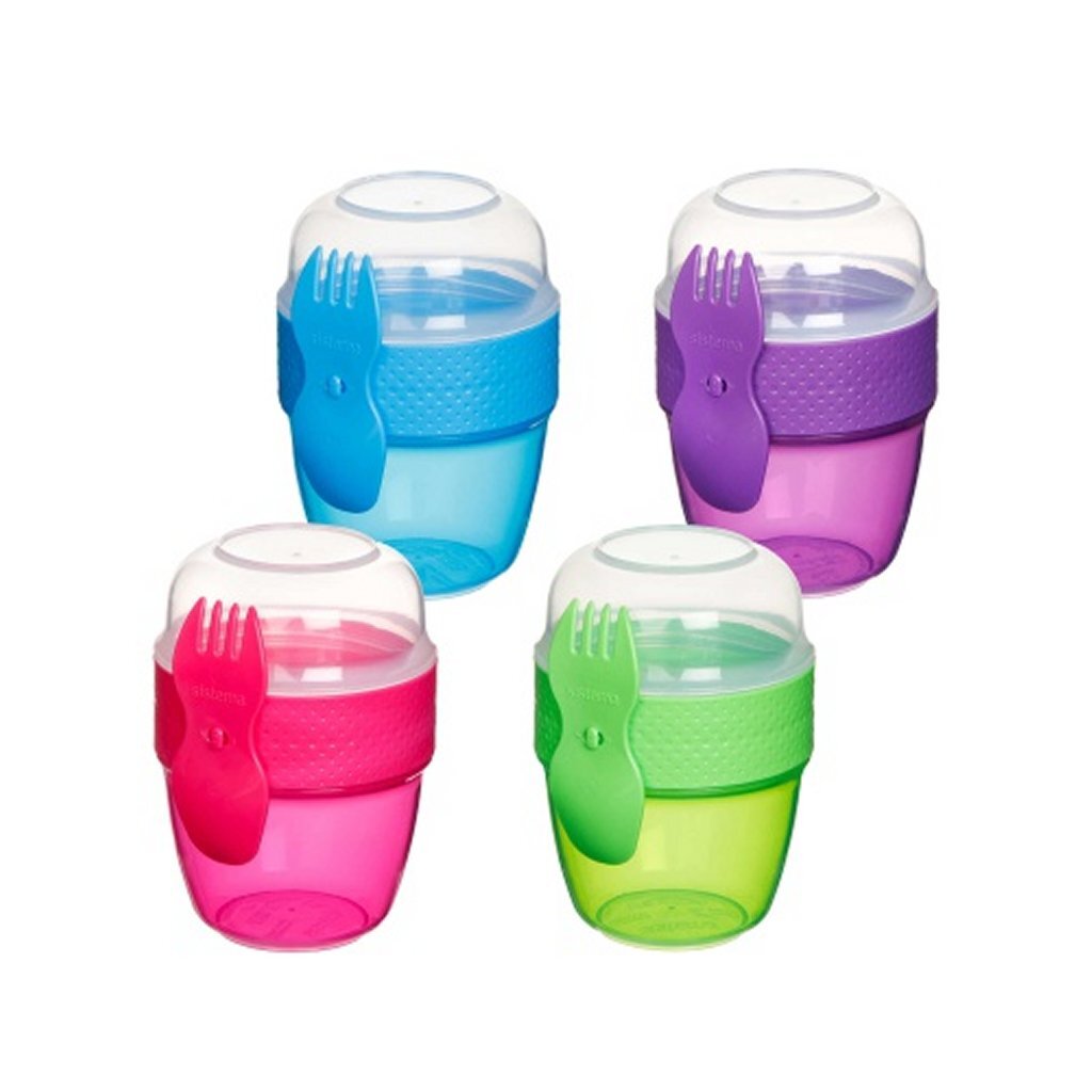 Sistema to go snack capsule + fork-spoon 515 ml