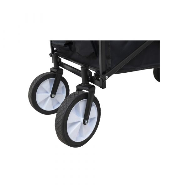 SR Trekkar Strandkar Bolderkar Foldable Black with massive tires