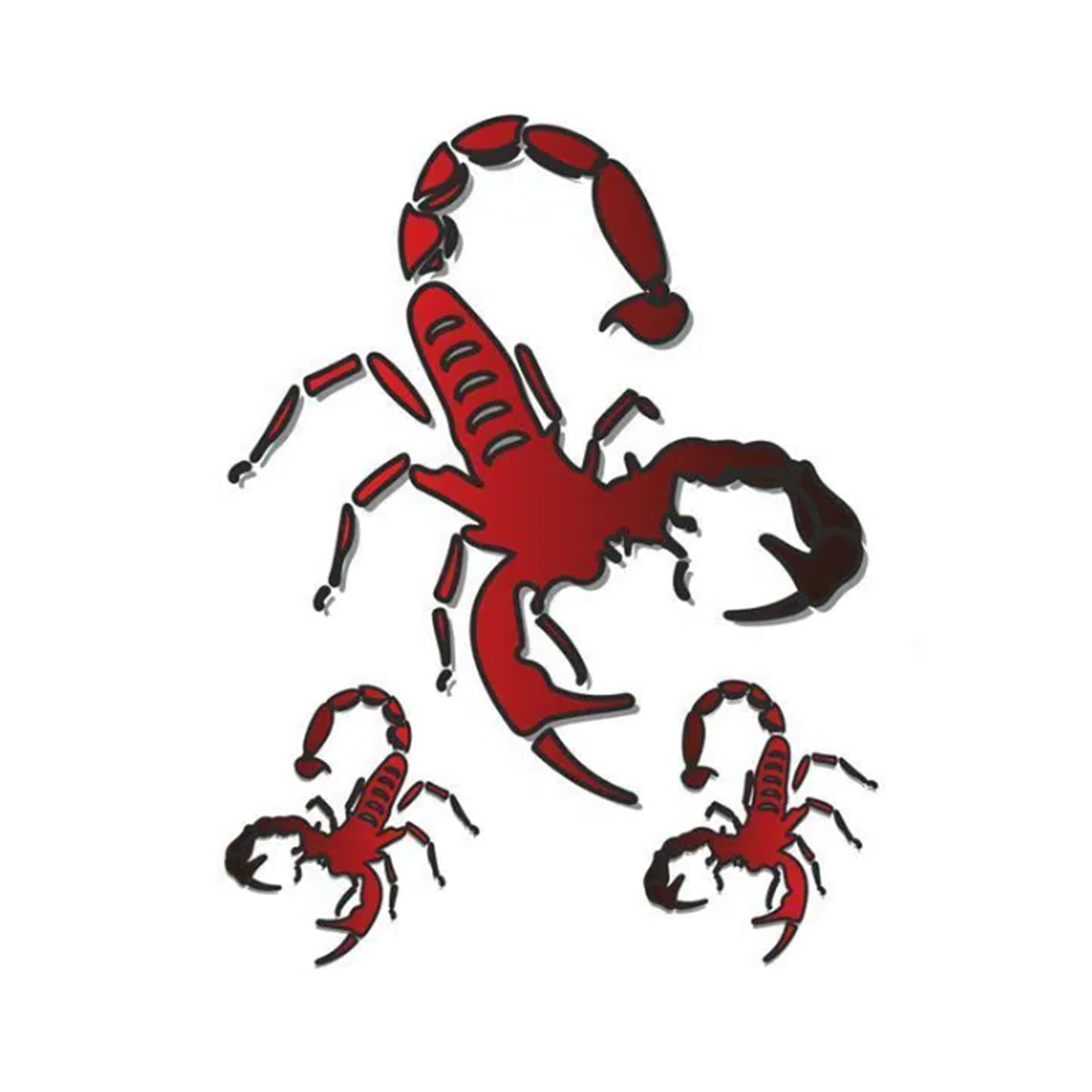 Stk. Crawfish 3 PCs 10 x 12 cm