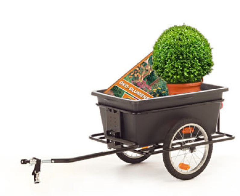 Roland Big Boy Bicycle Trailer - plastová ocel - 90L - černá