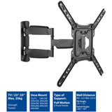 Act Connectivity Full Motion TV and Monitor wall support, 23 to 55