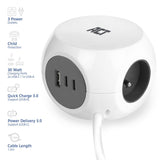 ACT Connectivity Socket Kubus mit 3 Sockets, 30W D.