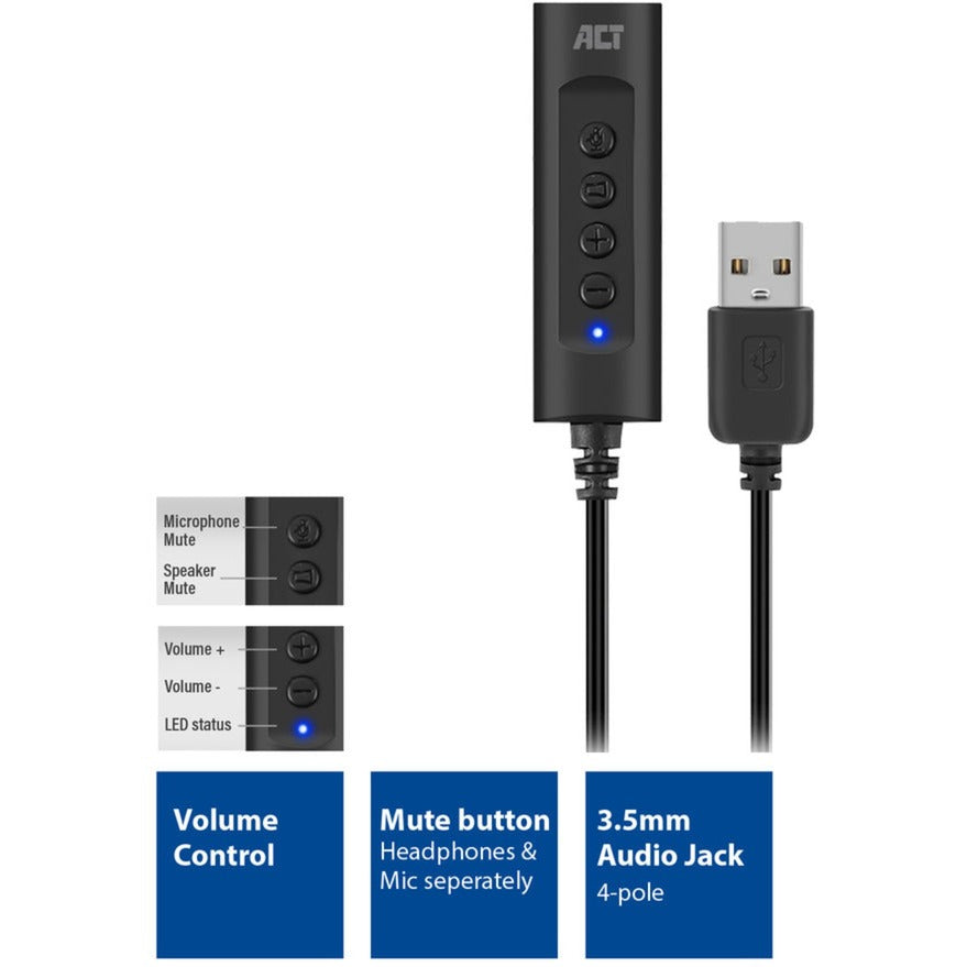 Act Connectivity USB-A External sound card