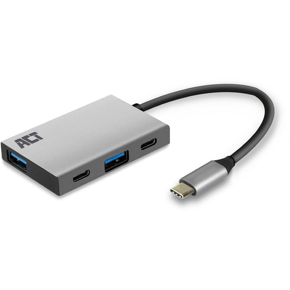 ACT CENTERNOSTI USB-C HUB 4-pristanišče z 2x USB-C in 2x USB-A