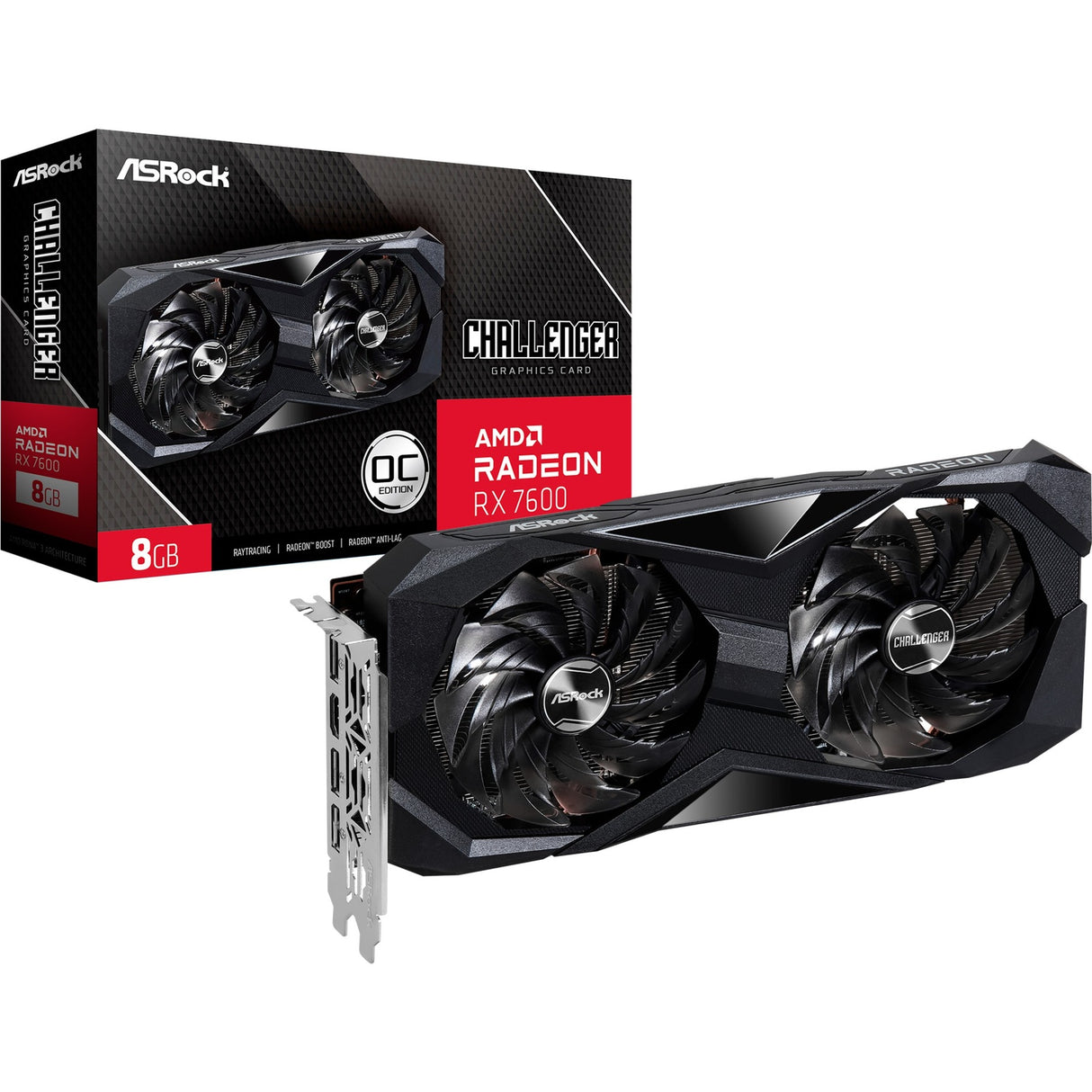 ASROCK ASROCK RADEON RX 7600 Challenger 8 Go OC