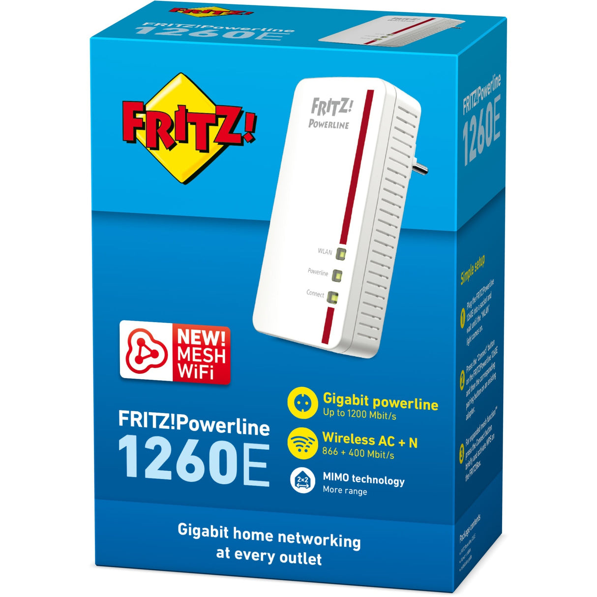 AVM Fritz! Powerline 1260E International