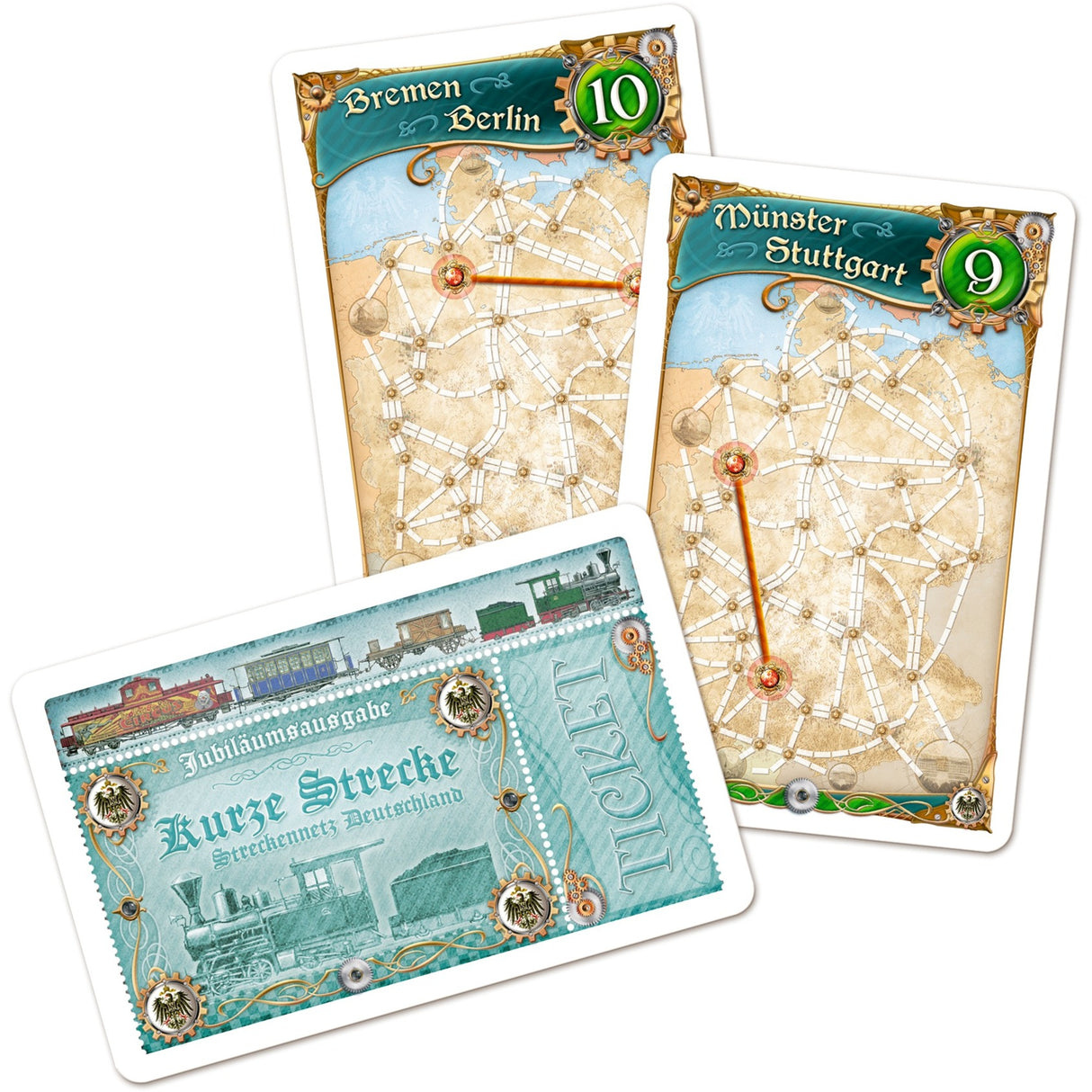 AsModee Ticket for å ri Tyskland brettspill