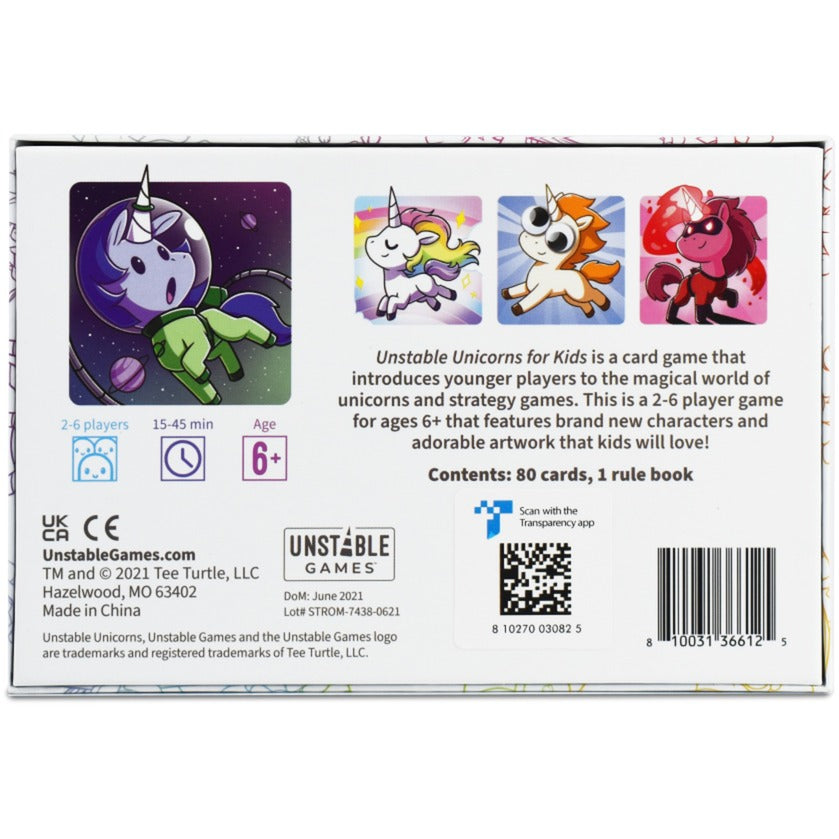 Asmodee niestabilne jednorożce: wydanie