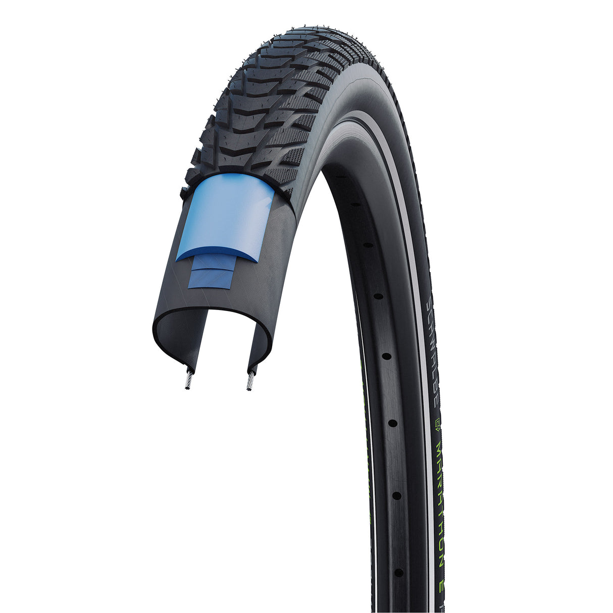 SCHWALBE MARATHON E-plus Linea di performance 27,5 x 2,00 50-584 mm-nero con riflesso