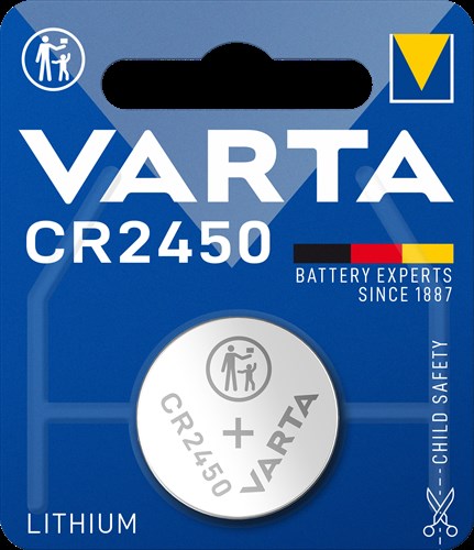 VARTA Knäppchen Zell Batterie Cr2450
